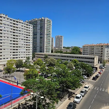 Apartament Spacieux Appartement 90M2 4 Chambres, Climatise Proche Mer, Climatisation, Tout Confort